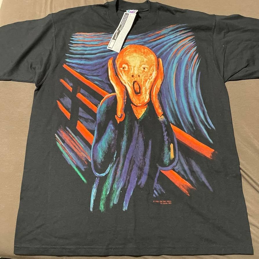 Y*u様 1996 Liquid Blue \"ムンクの叫び\" tee Y*u様 1996 Liquid Blue 